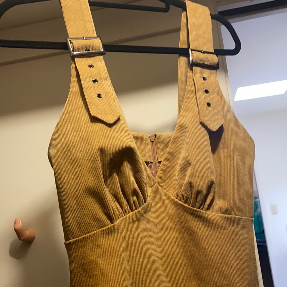 Mustard Corduroy Jumpsuit